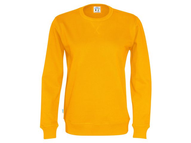 Cottover Sweatshirt Crew Neck herr GOTS gul 3XL, st