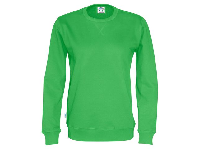 Cottover Sweatshirt Crew Neck herr GOTS grön XS, st