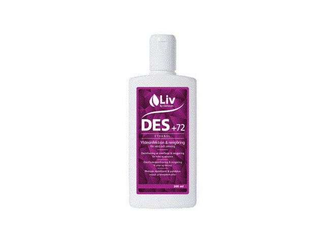 Liv Ytdesinfektion Des +72 300ml, flaska om 300 ml
