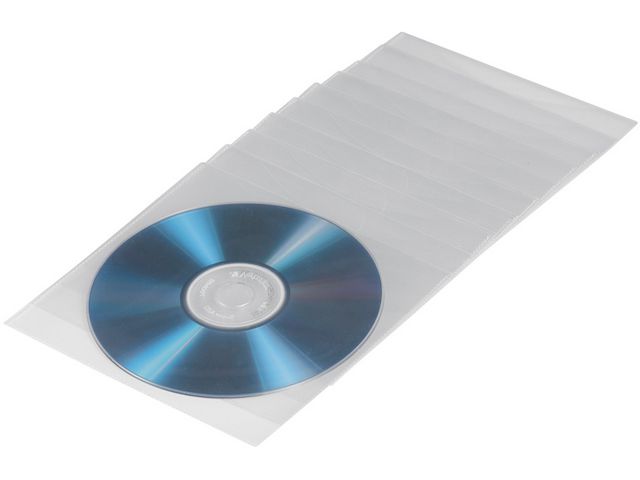 Hama CD/DVD-Fodral Transparent, fp om 50 st