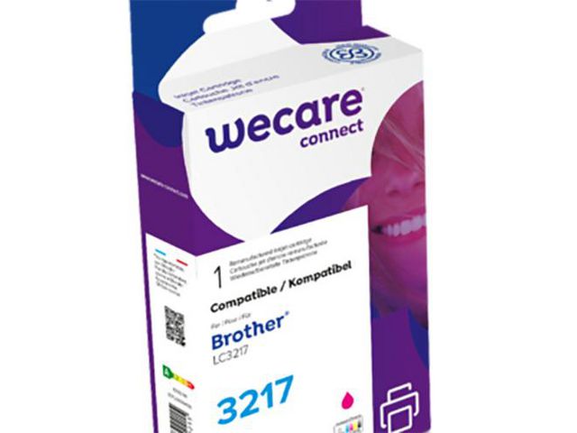 Wecare Bläckpatron BROTHER LC3217M magenta, st
