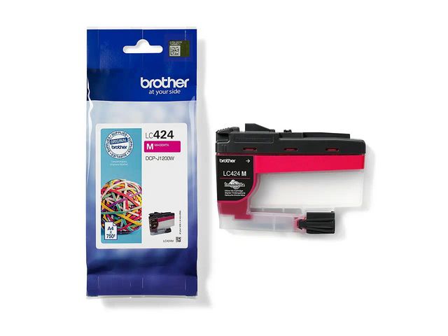 Brother Bläckpatron LC424M magenta, st