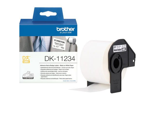 Brother Etikett DK11234 86x60 mm, rulle om 260 st