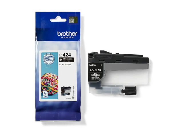 Brother Bläckpatron LC424BK svart, st