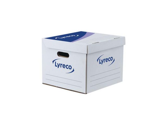 Lyreco Arkivbox med lock 280x350x350mm, st
