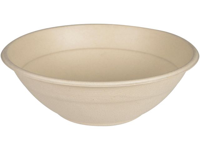 ABENA Skål Rund Bagasse sallad, fp om 50 st