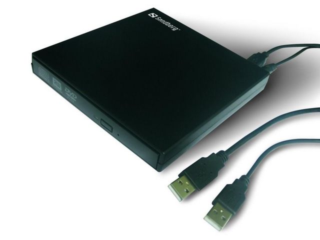 Sandberg Ext. DVD-brännare USB, st