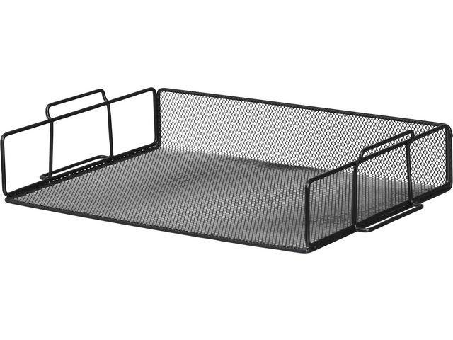 Brevkorg metall öppen långsida 1 fack A4 svart, st