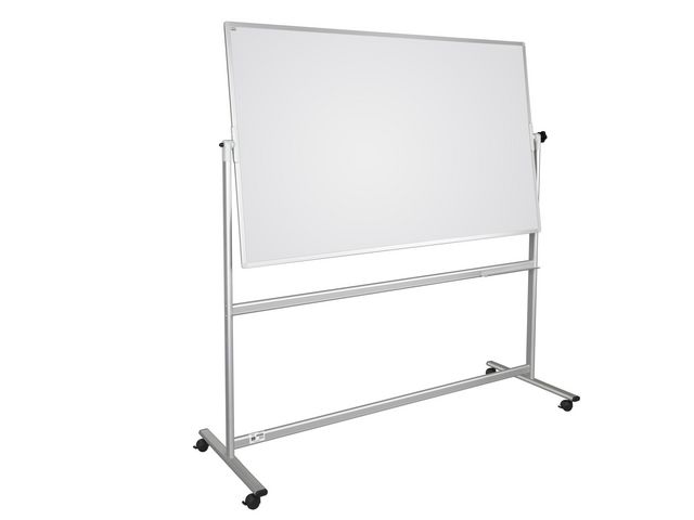 2X3 The Boards' Company Whiteboardtavla vändbar/mobil 120x90cm, st
