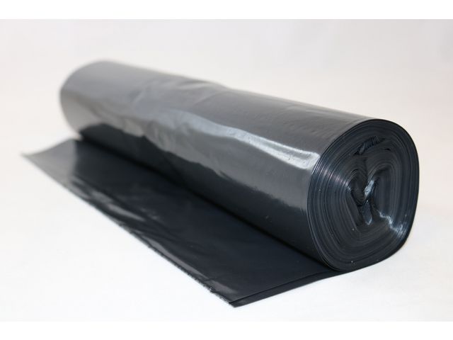 Plastsäck LD 70L 50my svart, rulle om 25 st