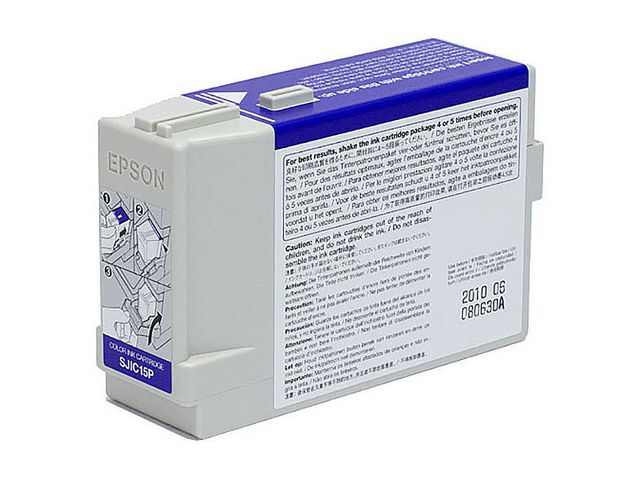 Epson Bläckpatron, SJIC15P, cyan, magenta, gul, multiförpackning, C33S020464, st