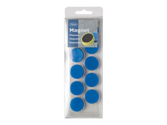 Magnetknappar Actual 25 mm blå, fp om 10 st