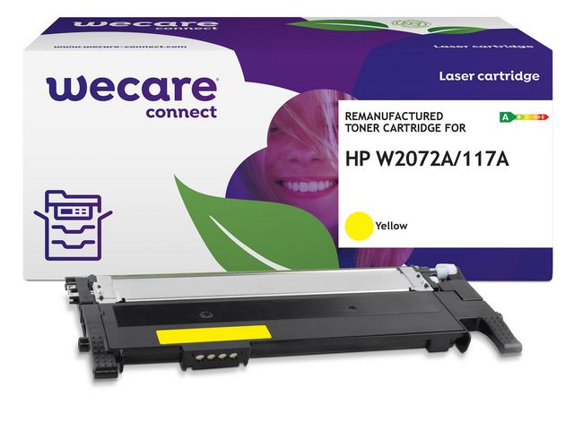 Wecare Toner HP W2072A 117A 1K gul, st