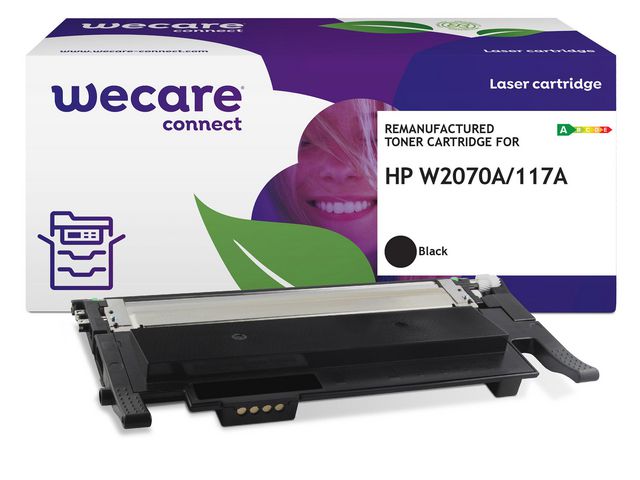 Wecare Toner HP W2070A 117A 1,6K svart, st