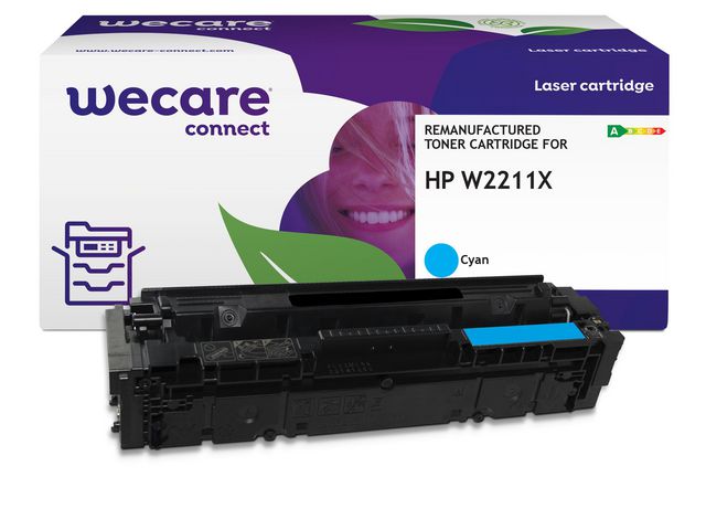 Wecare Toner HP W2211X 207X 2,45K cyan, st