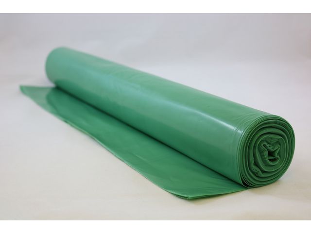 Plastsäck Grön PE 90% 240L, rulle om 10 st