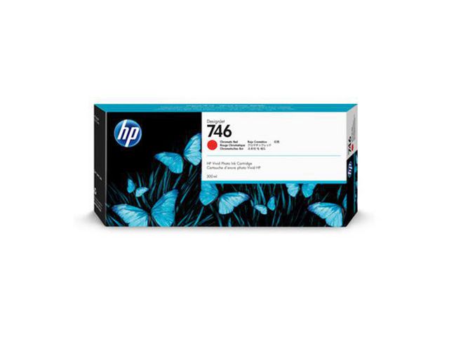 HP Bläckpatron P2V81A 746 Krom-Röd, st