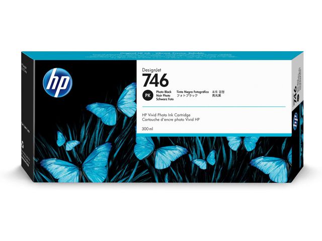 HP Bläckpatron P2V82A 746 Foto-Svart, st