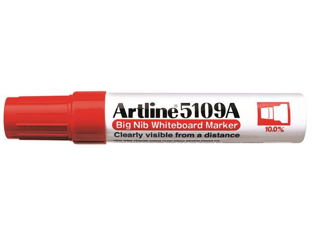 Artline Whiteboardpenna 5109A BIG röd, st