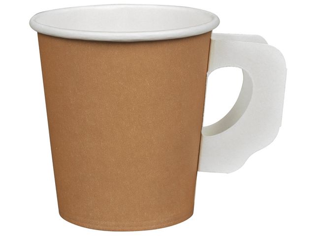 ABENA Pappersbägare brun 18cl, fp om 80 st