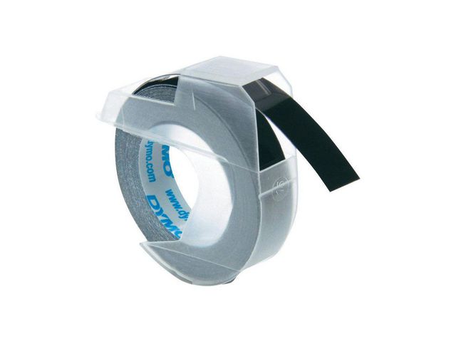 Dymo Präglingsband 5247 9mmx3m svart, st