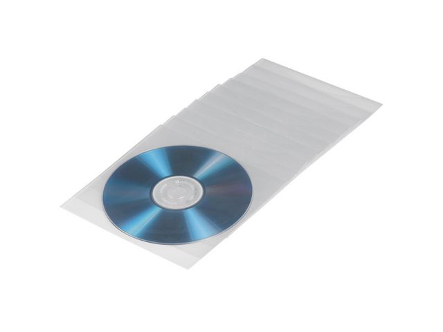 Hama CD/DVD-Fodral Transparent, fp om 100 st