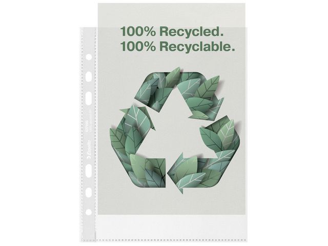 Esselte Plastficka recycled A5 0,07mm, fp om 100 st