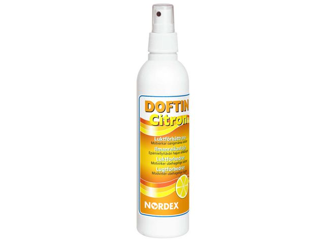 NORDEX Luktförbättrare Doftin citron 250ml, st