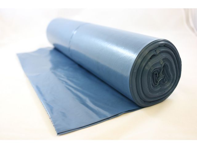 Plastsäck X-Strong 160L 60my blå, rulle om 10 st