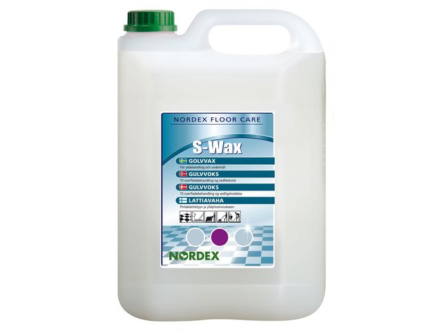 NORDEX Golvvaxet S-Wax för linoleumgolv, 5 l, st