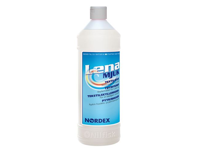 NORDEX Sköljmedel Lena Soft för professionellt bruk, flytande koncentrat, grön, fräsch, 1l, st