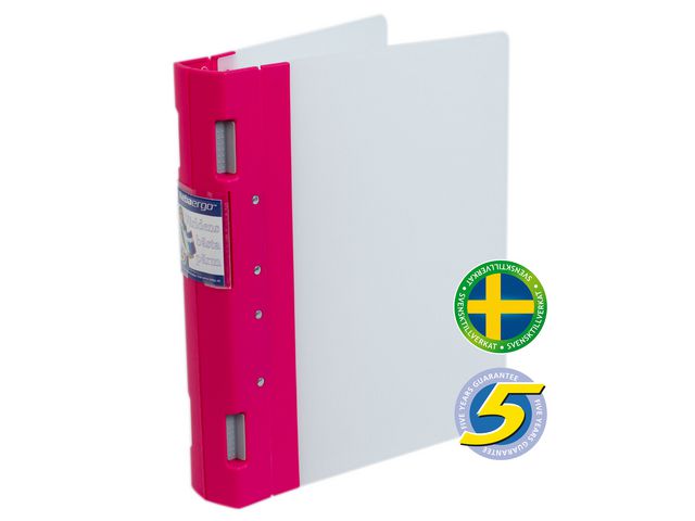 KEBA Gaffelpärm ergo A4 55mm Cerise/Neutral, st