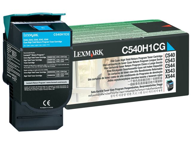 Lexmark Toner C540H1CG, cyan, st
