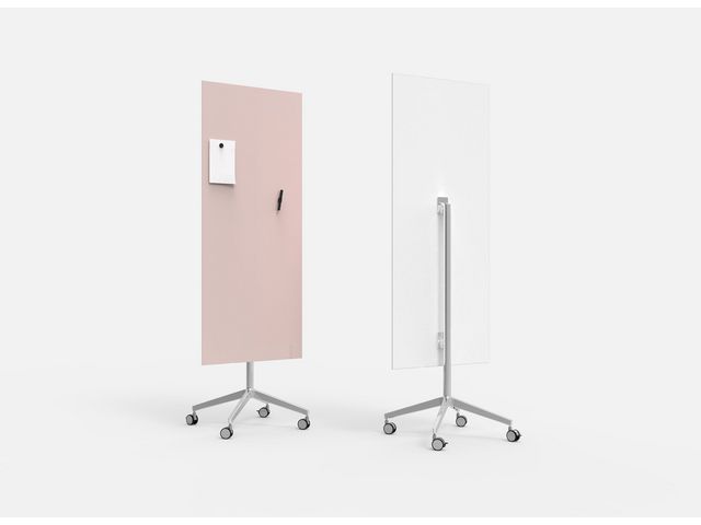 LINTEX Glastavla mobil 650x1960mm rosa, st