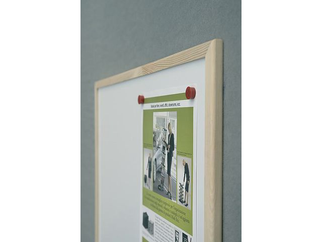 2X3 The Boards' Company Whiteboardtavla träram 40x60cm, st
