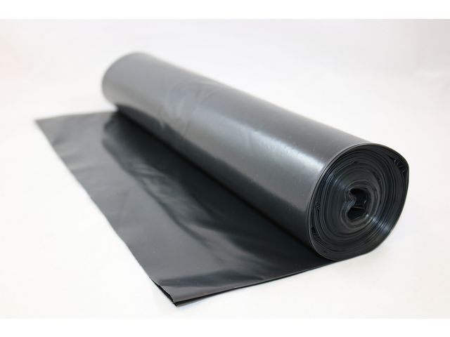 Plastsäck LD 240L 80my svart, rulle om 10 st