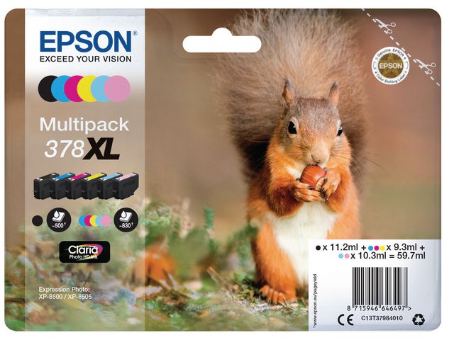 Epson Bläckpatron T378 C13T37984010, st