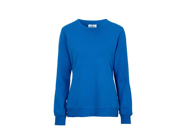 Cottover Sweatshirt Crew Neck dam GOTS royal M, st