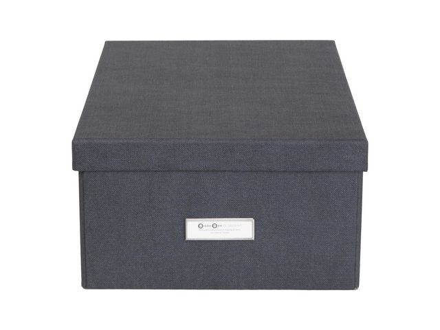 Bigso Box Förvaringsbox Katia svart, st