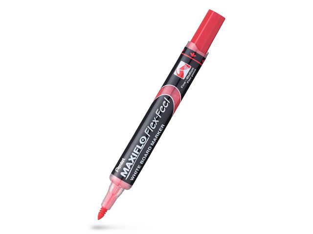 Pentel Whiteboardpenna Maxiflo Flex röd, st