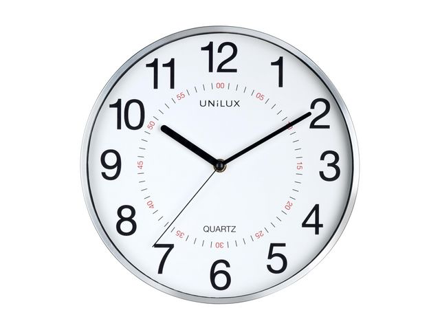Unilux Väggklocka UNILUX Aria  ø28,5 cm vit, st