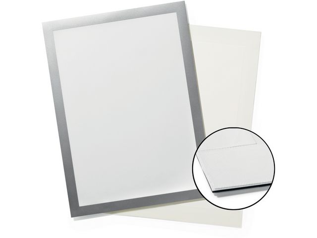 Durable Magnetram, DURAFRAME® Sun, dubbelsidig, A4, svart, fp om 2 st