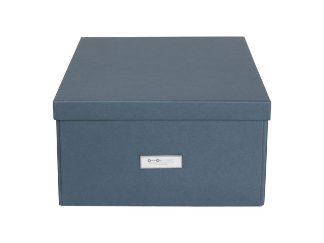 Bigso Box Förvaringsbox Katrin blå, st