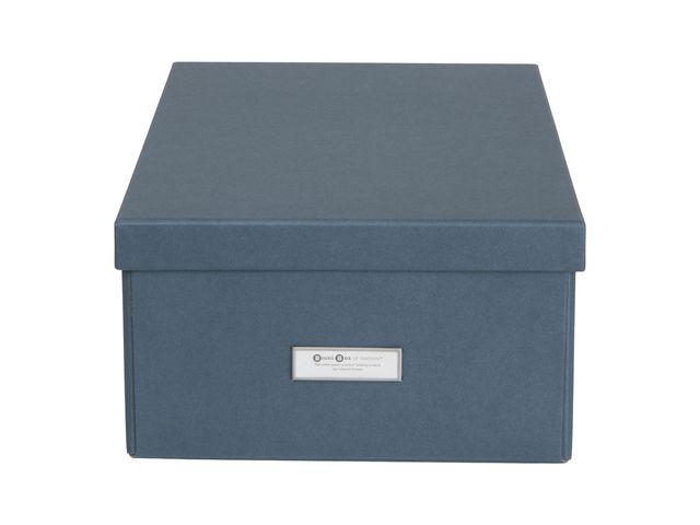 Bigso Box Förvaringsbox Katia blå, st