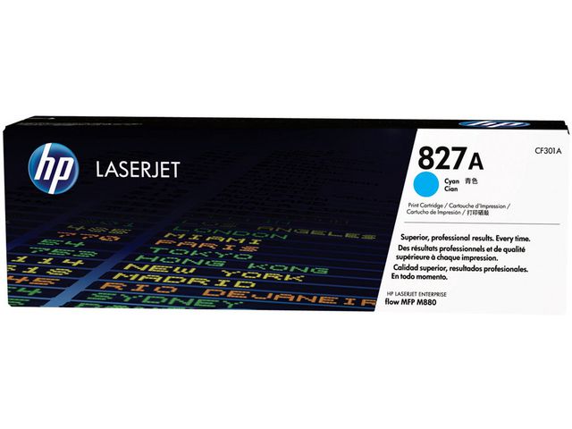 HP Toner CF301A 827A 32K Cyan, st
