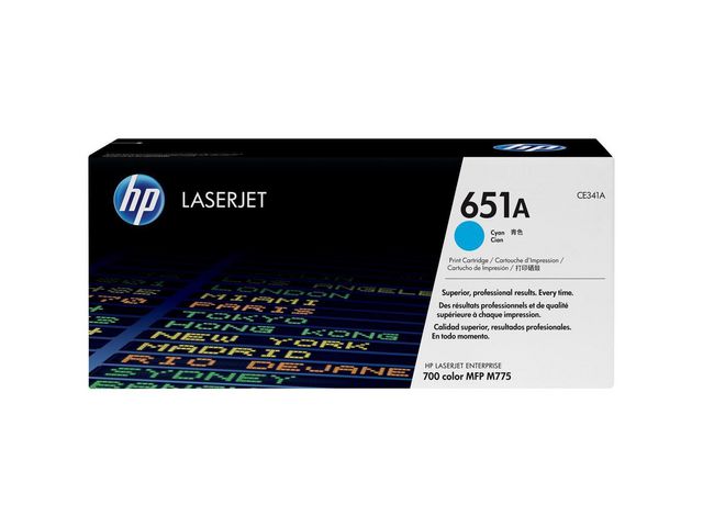 HP Toner CE341A 651A 16K Cyan, st