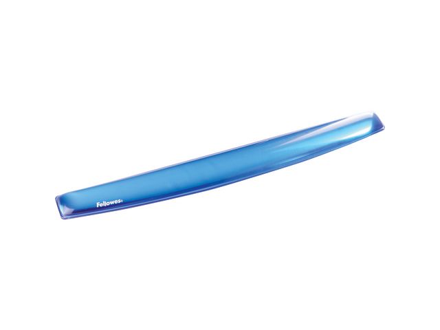 Fellowes Handledsstöd Crystal blå, st