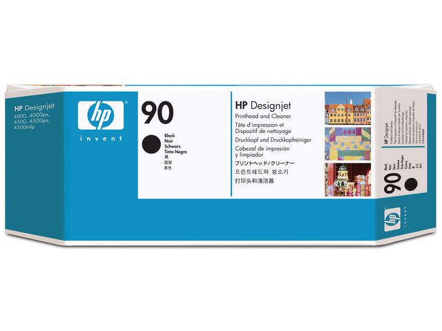 HP Skrivhuvud/Rengörare C5054A 90 Svart, st