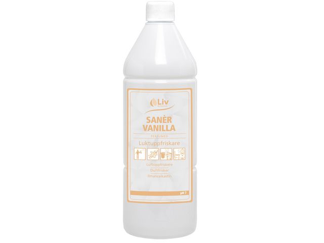 Liv Luktförbättrare Saner Vanilla 1L, flaska om 1 l