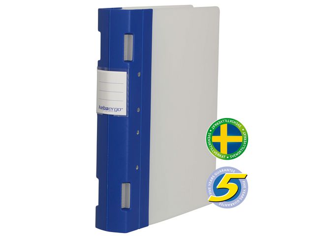 KEBA Gaffelpärm Ergo A4 55mm blå/neutral, st